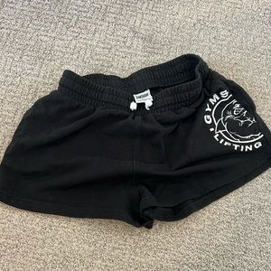 Gymshark Black Fleece Shorts